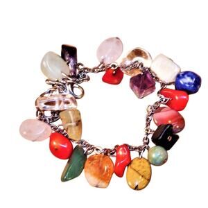 Vintage BoHo Semi-Precious Stone Bracelet
